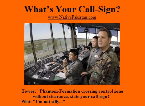 Aviation Humor: "What is your Call-sign?" - Pilot Jokes