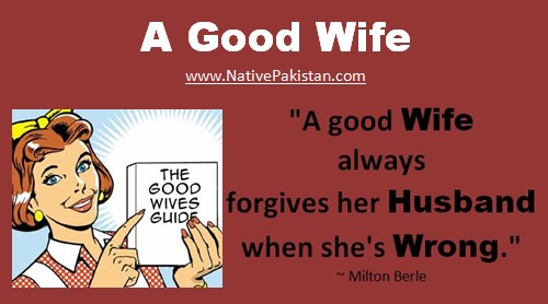 Funny Marriage Jokes : A Good Wife forgives her Husband - Husband and Wife Jokes