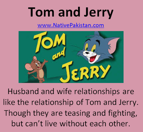 Husband and Wife Jokes - Tom & Jerry Relationship - Husband & Wife Funny Jokes