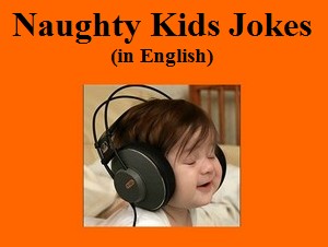 Naughty Kids Jokes in English, logo