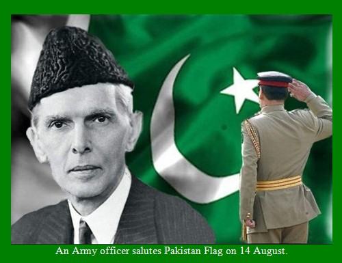 Pakistani Flag Pictures - An Army officer salutes Pakistan Flag on 14 August - Pakistan Flag Images Pakistan Flag Images - An Army officer salutes Pakistan Flag on 14 August - Pakistani Flag Pictures
