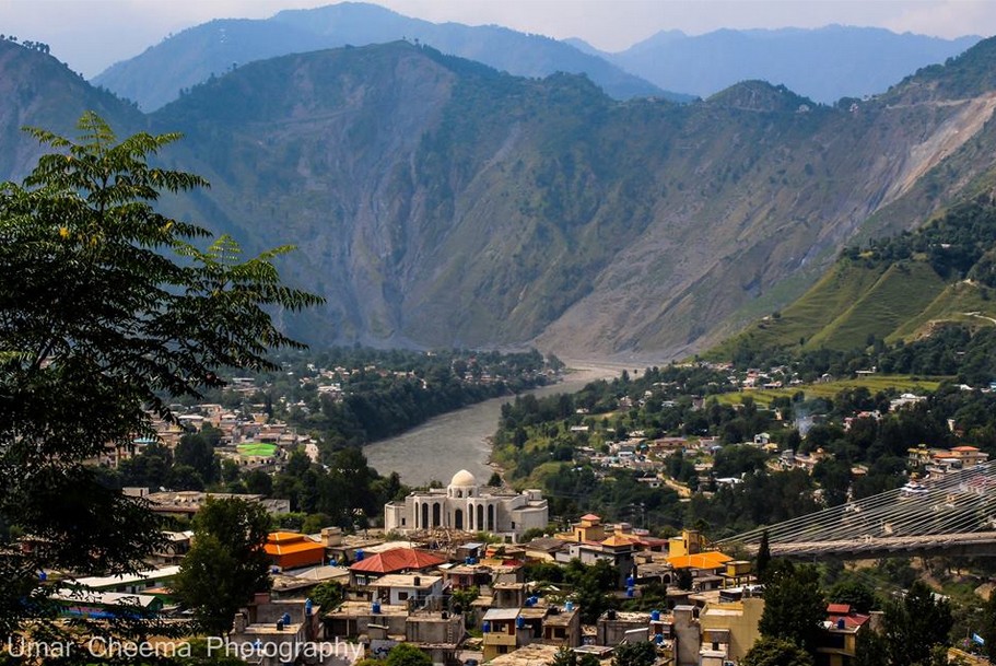 Azad Kashmir Pictures: A picturesque view of Muzaffarabad City - Photos of Azad Kashmir - AK Pics