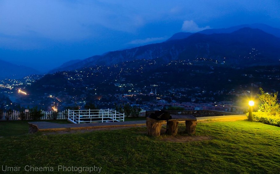 Azad Kashmir Pictures: Dreamy night view of Muzaffarabad City - Photos of Azad Kashmir