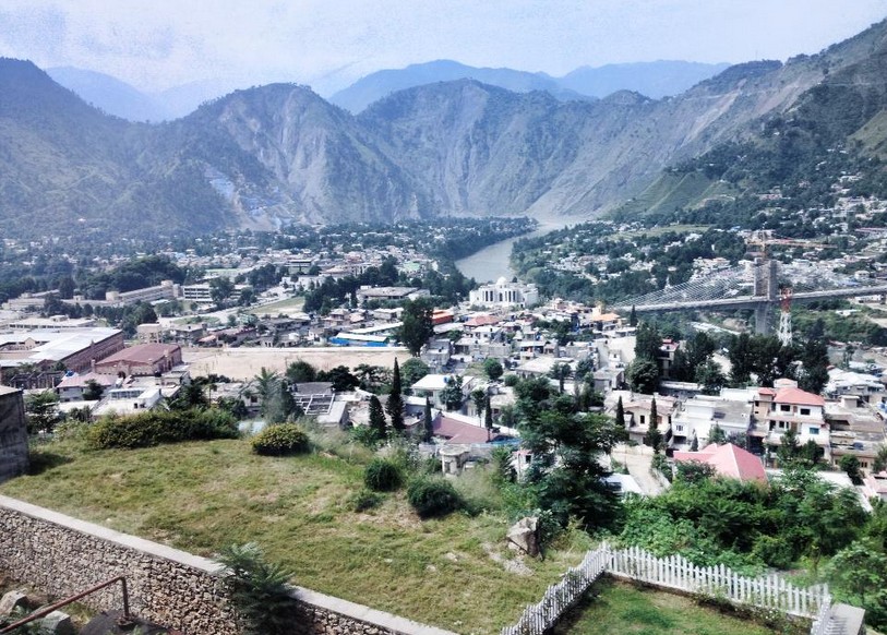 Azad Kashmir Pictures: View of Muzaffarabad City from Pearl Continental Hotel - Photos of Azad Kashmir