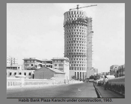 Karachi Photos - Habib Bank Plaza Karachi, 1963 - Karachi Pics Karachi Pictures: Habib Bank Plaza Karachi under construction, 1963 - Images, Photos of Karachi
