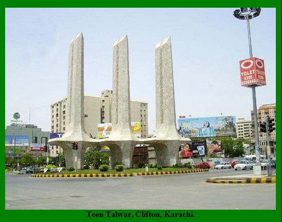 Karachi Photos - Teen Talwar, Clifton, Karachi - Karachi Pics Karachi Pictures: Teen Talwar (Three Swords), Clifton, Karachi - Images, Photos of Karachi