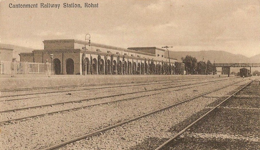 Kohat Old Photos - Kohat Cantonment railway station, 1900s Old Photos of Kohat - Kohat Cantonment Railway Station, 1900s: Old Images & Pictures of Kohat