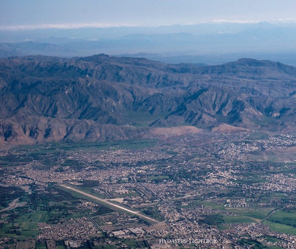 Kohat Photos - Aerial view of Kohat city and Kohat airfield - Photos of Kohat