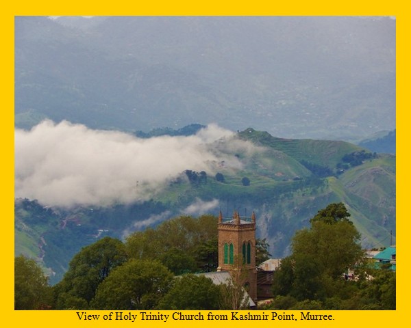 Murree Photos - Holy Trinity Church viewed from Kashmir Point, Murree - Murree Pictures Murree Pics: Holy Trinity Church viewed from Kashmir Point, Murree - Photos of Murree