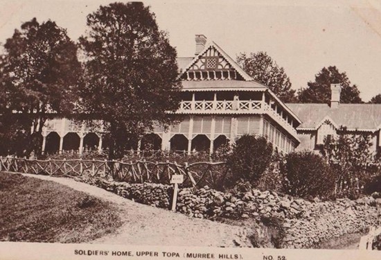 Old Photos of Murree - Murree Pics - Rare image of Soldier's Home, Upper Topa, Murree, 1920s-30s