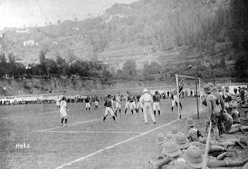 Murree Photos - Rare Old image of a football match in Murree, 1903 - Old Photos of Murree