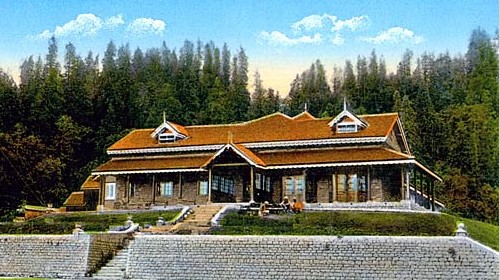 Old Photos of Nathia Gali; Governor House Nathia Gali, 1910 - Rare Old Pic of Nathia Gali