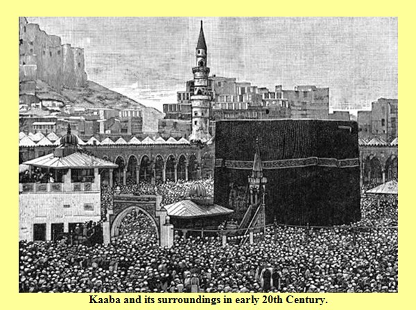 Kaaba Old Photos - Kaaba and its surroundings in early 20th Century - Mecca (Makkah) Rare old Pictures Kaaba Old Pictures: Kaaba & surroundings early 20th Century - Rare Mecca Photos Makkah Province