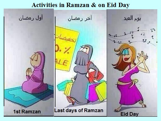 Jokes in Ramzan - Activities during Ramzan and on Eid Day - Humour in Ramzan