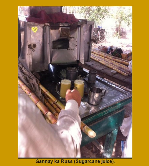 Typical Pakistani Food: Gannay ka Russ (Sugarcane juice) - Pakistani Dishes