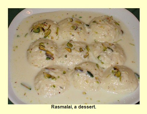 Traditional Pakistani Food: Pakistani Rasmalai, a dessert - Pakistani Dishes - Pakistani Cuisine