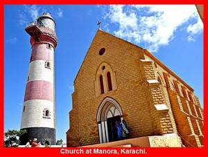 Pakistani Church Photos: Church near the lighthouse, Manora, Karachi - Pics Churches of Pakistan