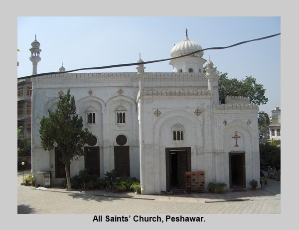 All Saints’ Church, inside Kohati Gate, Peshawar - Images Pictures of Pakistani Churches