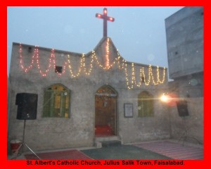 Pictures of Pakistani Churches: Saint Albert's Catholic Church, Julius Salik Town, Faisalabad