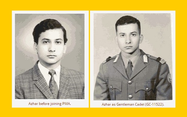Azhar before joining PMA and as GC Azhar before joining PMA and as GC