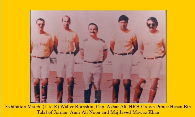 Azhar with Jordanian Crown Prince Hasan Bin Talal Capt Azhar Ali with Jordanian Crown Prince Hasan Bin Talal
