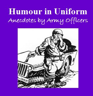 Humor in Uniform, anecdotes by Army officers, logo