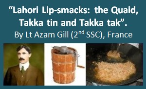 “Lahori Lip-smacks: the Quaid, Takka tin and Takka tak”, article logo