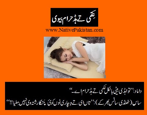 Mother-in-Law Jokes in Punjabi - Son-in-law complains about his lazy wife Funny Jokes in Punjabi : Son-in-law complains about his lazy wife - Mother in Law Jokes in Urdu and Punjabi