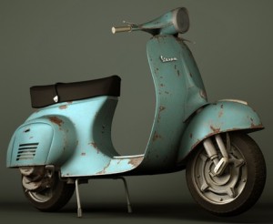 Old Vespa