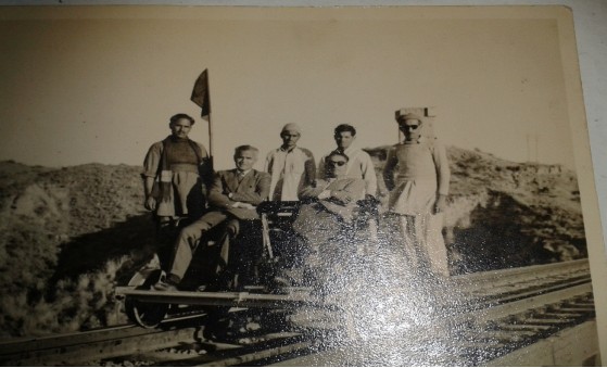 Yousef, the man who gifted us with Tommy is right behind my father(in glasses) – 1955.