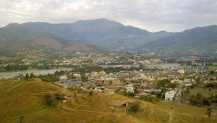 Lower Dir Photos - Aerial view of Timargara city - Pictures of Lower Dir, KPK Photos of Lower Dir : Aerial view of Timargara city - Lower Dir Photos, Images