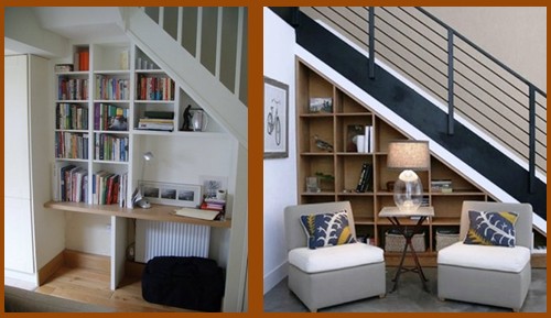 Best ways to utilize space under the Stairs in your Home, photo 3 & 4