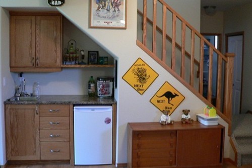 Best ways to utilize space under the Stairs, photo 1