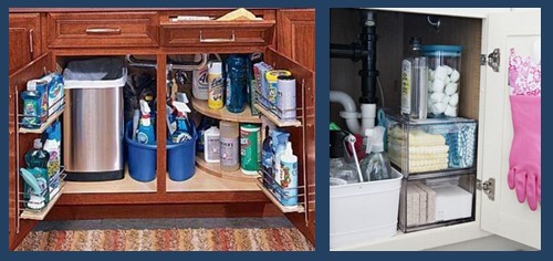Best ways to organize under your kitchen sink, photo 4 & 5