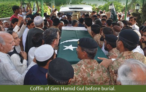 Funeral of Lt Gen Hamid Gul