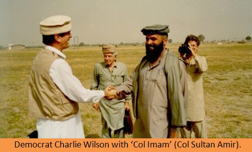 Col Imam - Col Imam with Democrat Charlie Wilson - Colonel Sultan Amir Tarar Pakistan Army