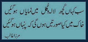 Khaak may kaya Suratain hongi kay pinhan ho gayeen