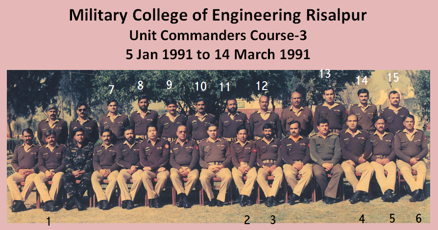 Group Photo of UCC-3 at Military College of Engineering Risalpur 1991