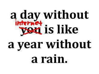 A day without Internet