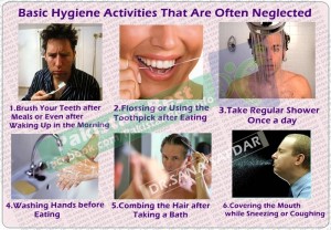 Health benefits of Hygiene - Basic hygiene activities - Health benefits of Hygiene