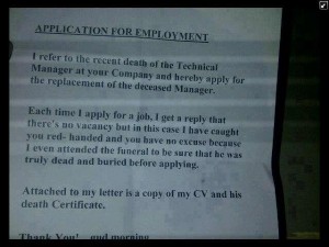 Application for Employment
