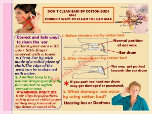 Don't Clean Ears by Cotton Buds