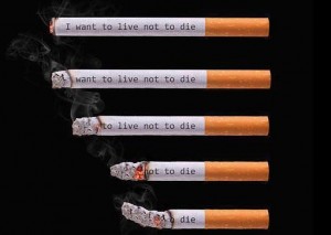 Anti smoking Posters - I want to live not to die - Quit Smoking