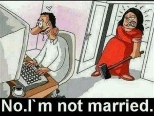Funny Internet Jokes - No, I am not married - Funny internet quotes, cartoons
