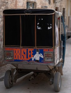 Funny transport-A Fan of Bruce Lee