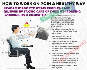 Get Rid of Headache & Eye Strain---Computer Use