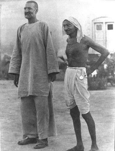 Ghaffar khan(Baacha khan) with Mohan das Karm chand Ghandi