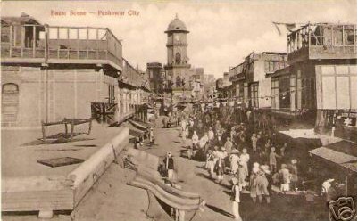 Peshawar Photo - Pic of Ghanta Ghar (Clock Tower), Peshawar - Old photos of Peshawar
