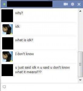 I don't know