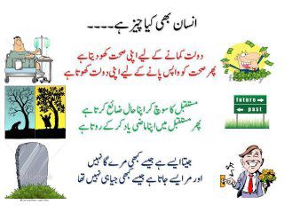 Inspiration Urdu - The actual 'worth' of humans - Golden words in Urdu